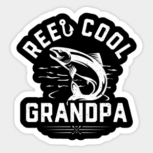 Reel Cool Grandpa Sticker